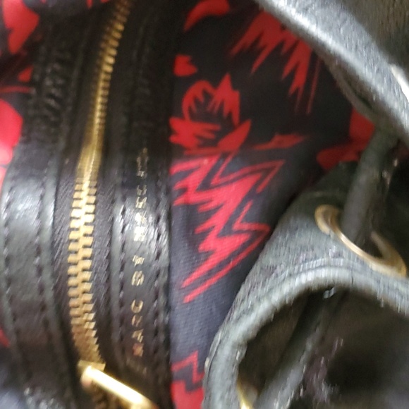 Marc by marc jacobs black leather shoulder crossbody bucket bag - Picture 14 of 16